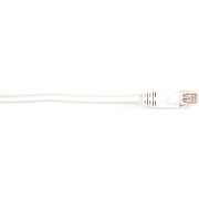 Black Box Cat6 250-mhz Molded Snagless Stranded Ethernet Patch Cable - Unshielded (utp), Cm Pvc (rj45 M/m), White, 3-ft. (0.9-m) (CAT6PC003WH)