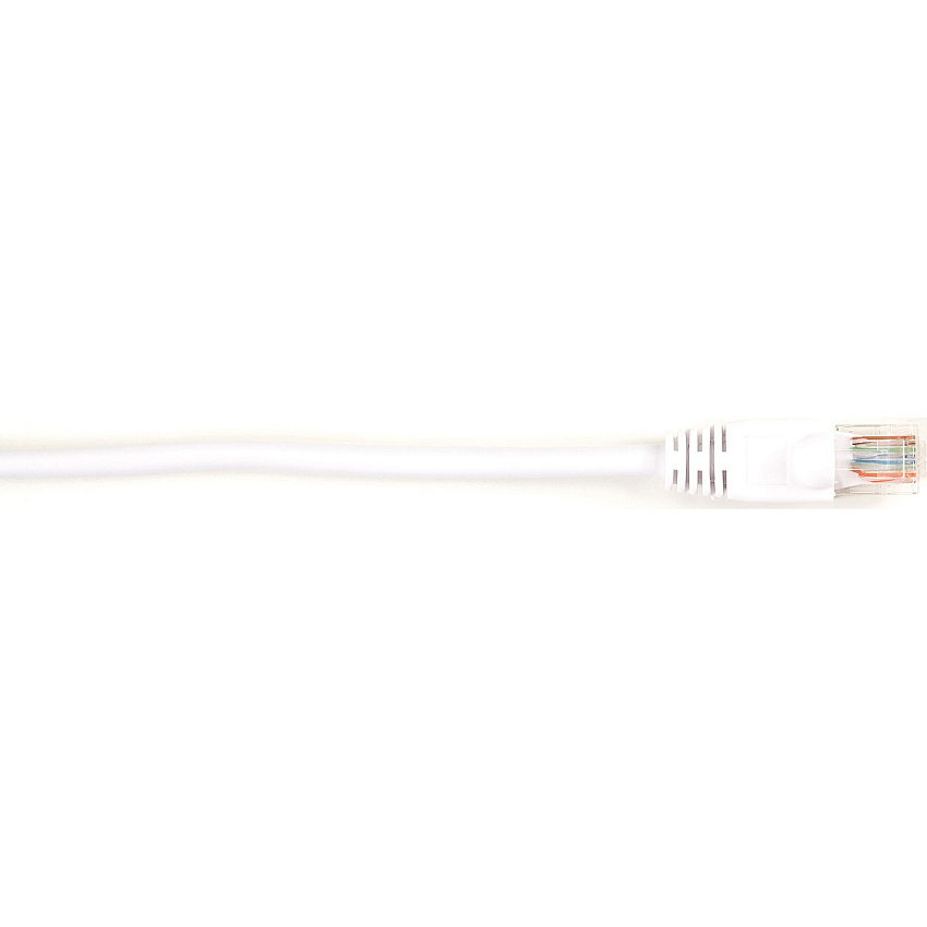 Black Box Cat6 250-mhz Molded Snagless Stranded Ethernet Patch Cable - Unshielded (utp), Cm Pvc (rj45 M/m), White, 3-ft. (0.9-m) (CAT6PC003WH)
