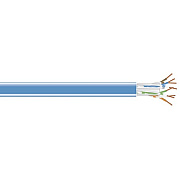 Black Box Cat5e 100-mhz Solid Ethernet Bulk Cable - Unshielded (utp), Cm Pvc, Blue, 1000-ft. (304.8-m) Pull-box, Taa (C5ECMSLDBL)