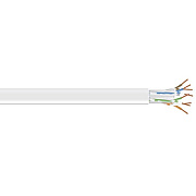 Black Box Cat5e 100-mhz Solid Ethernet Bulk Cable - Unshielded (utp), Cm Pvc, White, 1000-ft. (304.8-m) Pull-box, Taa (C5ECMSLDWH)