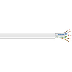 Black Box Cat5e 100-mhz Solid Ethernet Bulk Cable - Unshielded (utp), Cm Pvc, White, 1000-ft. (304.8-m) Pull-box, Taa (C5ECMSLDWH)