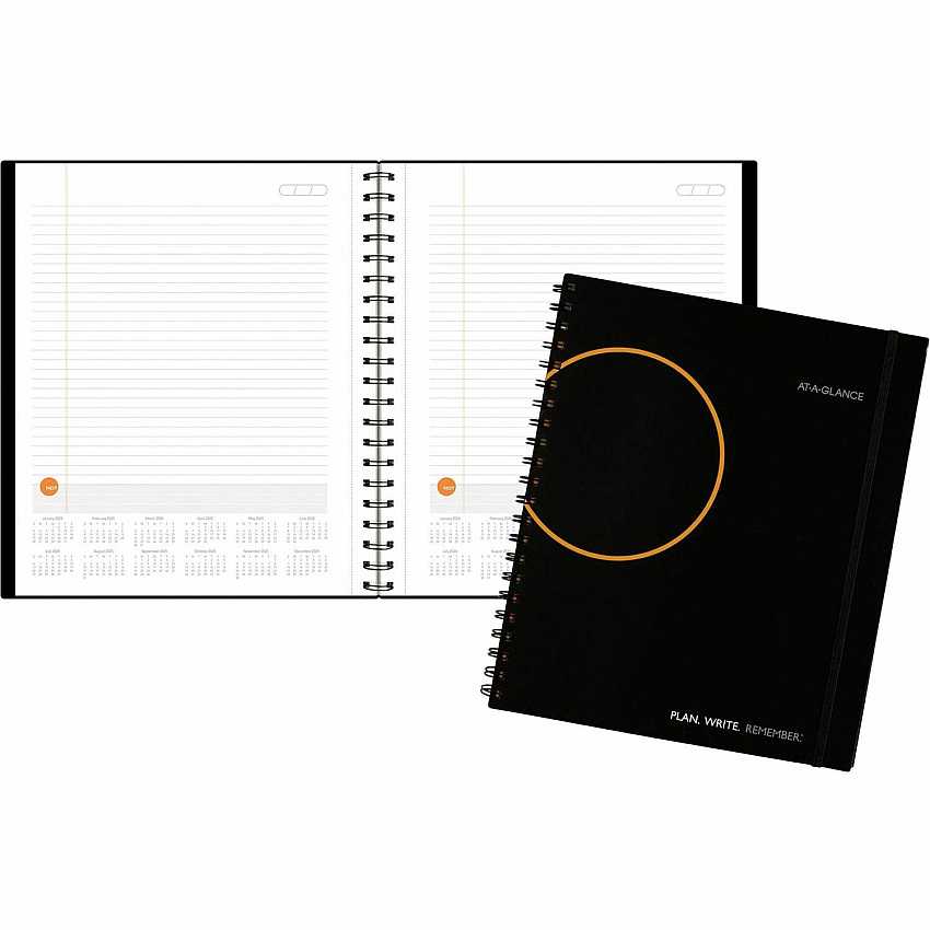 AT-A-GLANCE Plan. Write. Remember. Undated Planning Notebook with Reference Calendars (AAG70620905)