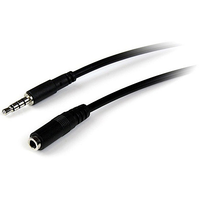 StarTech 3.5mm 4 Position Headset Extension Cabl (MUHSMF1M)