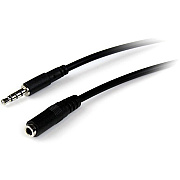 StarTech 2m 3.5mm 4 Position Trrs Headset Extension Cable - M/f (MUHSMF2M)