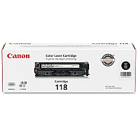 Canon Cartridge 118BK Original Toner Cartridge (CNMCRTDG118BKVP)