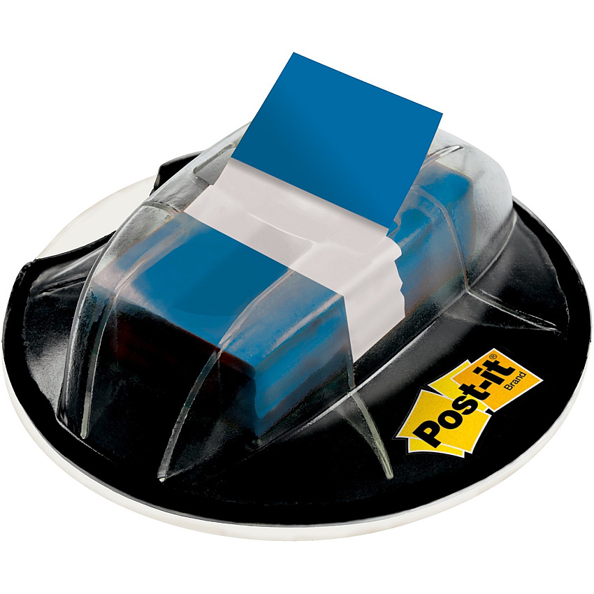 Post-it Flags in Desk Grip Dispenser (MMM680HVBE)