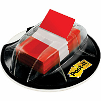 Post-it Flags in Desk Grip Dispenser (MMM680HVRD)
