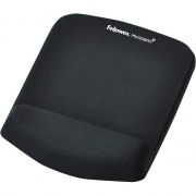 Fellowes PlushTouch Mouse Pad Wrist Rest with Microban - Black (9252001)