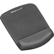 Fellowes PlushTouch Mouse Pad Wrist Rest with Microban - Graphite (9252201)