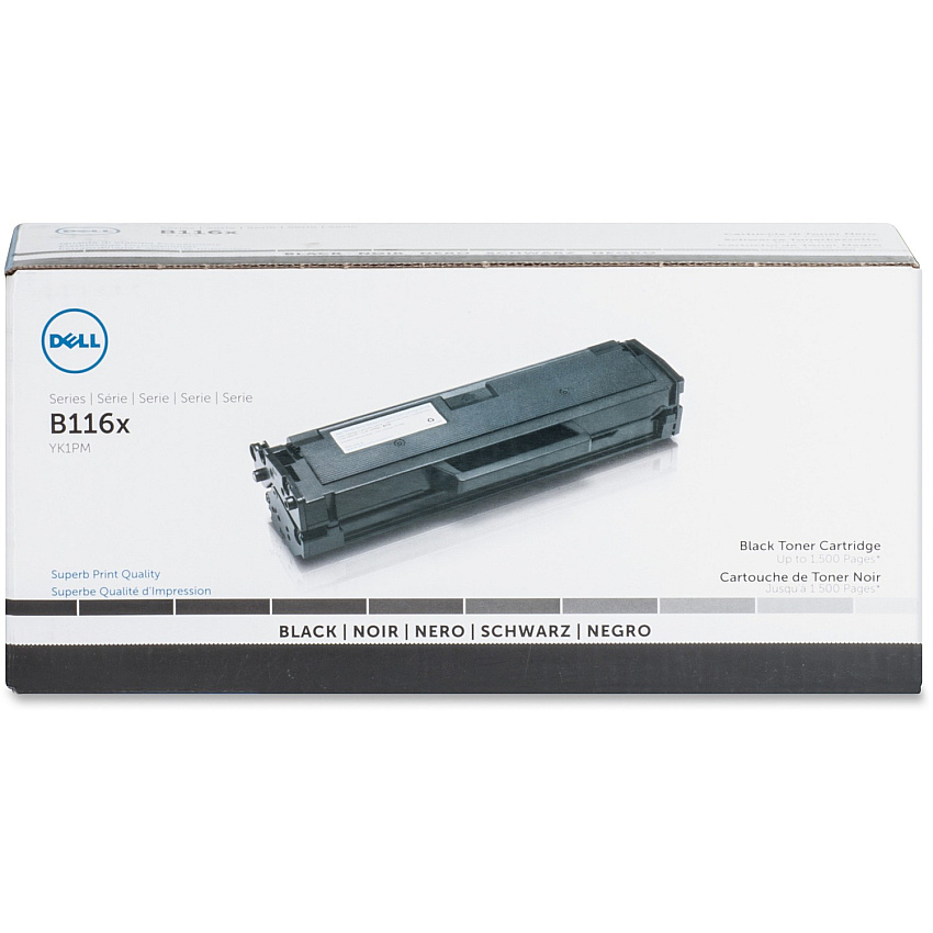 Dell Original Standard Yield Laser Toner Cartridge - Black - 1 Each (DLLYK1PM)