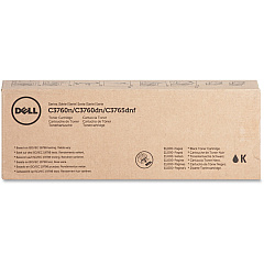 Dell Original Laser Toner Cartridge - Black - 1 Each (DLLW8D60)