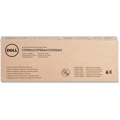 Dell Original Laser Toner Cartridge - Black - 1 Each (DLLW8D60)