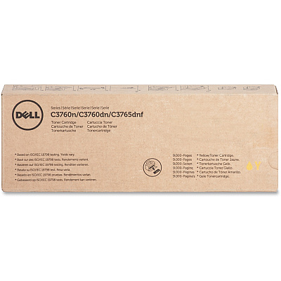 Dell Original Laser Toner Cartridge - Yellow - 1 Each (DLLMD8G4)