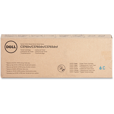 Dell Original Extra High Yield Laser Toner Cartridge - Cyan - 1 Each (DLL1M4KP)