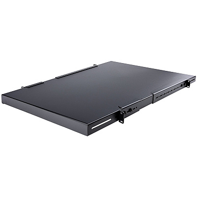 StarTech 1u Adjustable Mounting Depth Rack Mount Shelf - Heavy Duty Fixed Server Rack Cabinet Shelf - 330 Lb / 150kg - Fixed Rack Shelf (ADJSHELFHD)