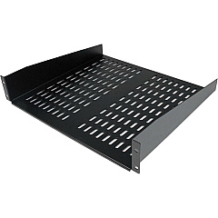 StarTech 2u 16in Universal Vented Rack Mount Cantilever Shelf - Fixed Server Rack Cabinet Shelf - 50lbs / 22kg - 16in Deep (CABSHELFV)