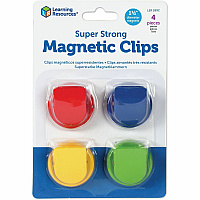 Learning Resources Super Strong Magnetic Clips Set (LRNLER2692)