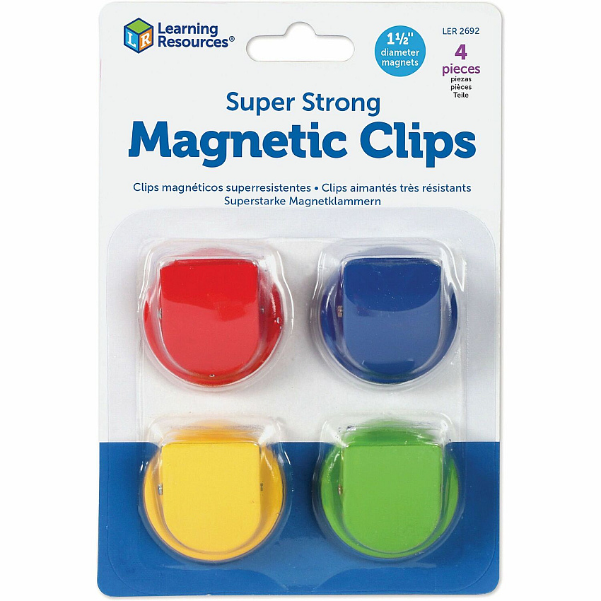 Learning Resources Super Strong Magnetic Clips Set (LRNLER2692)