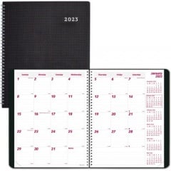 Brownline DuraFlex 14-Month Monthly Planner (CB1262VBLK)