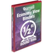 Samsill Economy 1/2" Round Ring View Binders (18513)