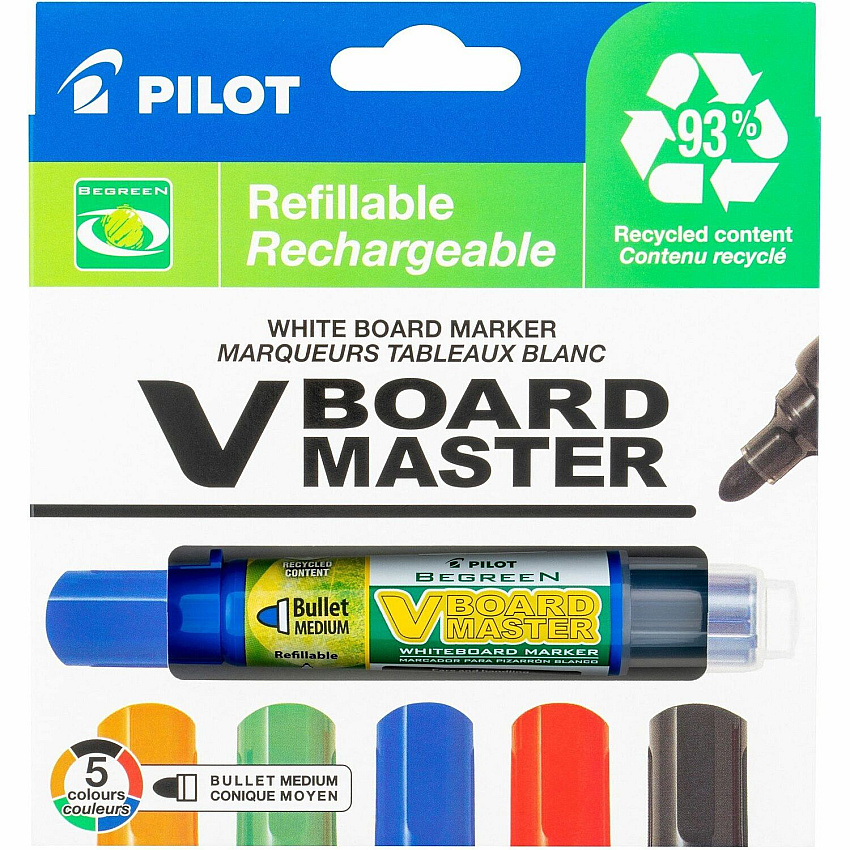 Pilot BeGreen VBoard Master Medium Bullet Marker (PIL43921)