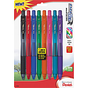 EnerGel EnerGel-X Retractable Gel Pens (PENBL107CRBP8M)