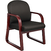 BOSS Mahogany Frame Side Chair (B9570BK)