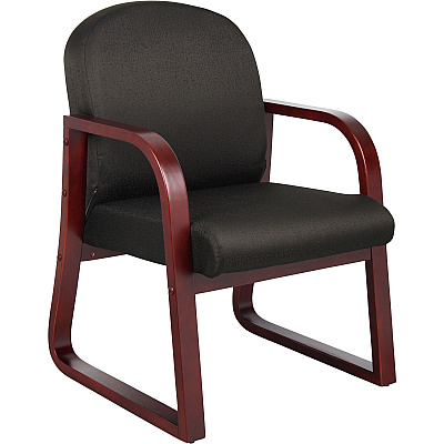BOSS Mahogany Frame Side Chair (B9570BK)