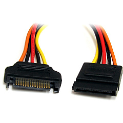 StarTech 12in 15 Pin Sata Power Extension Cable (SATAPOWEXT12)