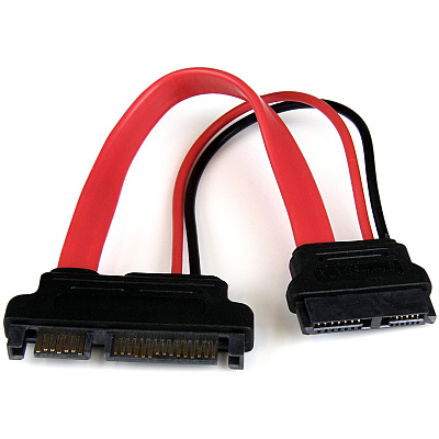 StarTech Slimline Sata To Sata Adapter W/power (SLSATAADAP6)