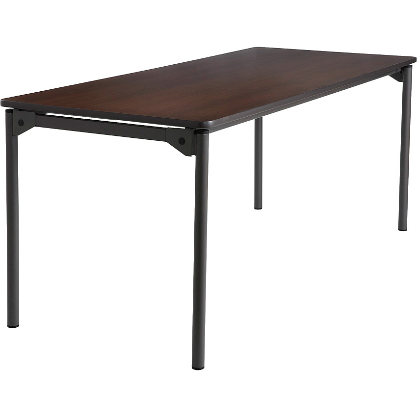 Iceberg Maxx Legroom Wood Folding Table (ICE65824)