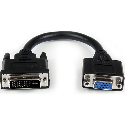 StarTech 8in Dvi To Vga Cable Adapter M/f (DVIVGAMF8IN)