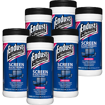 Endust LCD & Plasma Pop-Up Wipes 70ct. (NRZ11506P6)