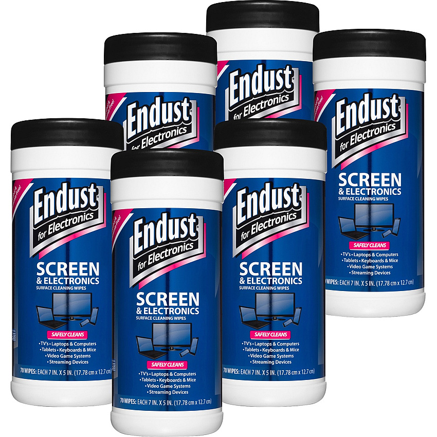 Endust LCD & Plasma Pop-Up Wipes 70ct. (NRZ11506P6)