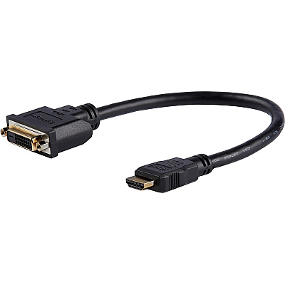 StarTech 8in Hdmi To Dvi-d Video Cable Adapter - Hdmi Male To Dvi Female - Hdmi To Dvi D (HDDVIMF8IN)