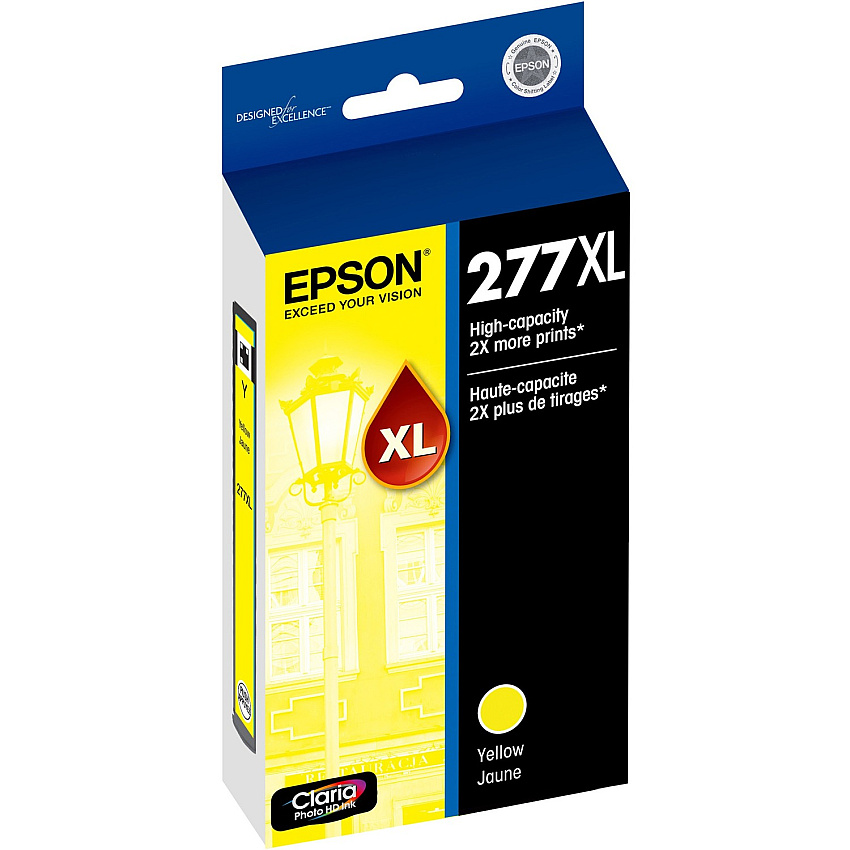 Epson Claria 277XL Original High Yield Ink Cartridge - Yellow - 1 Each (EPST277XL420S)