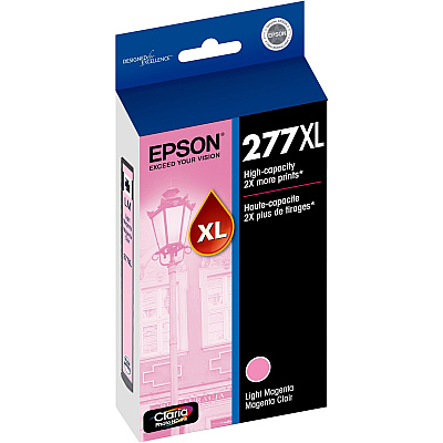 Epson Claria 277XL Original High Yield Ink Cartridge - Light Magenta - 1 Each (EPST277XL620S)