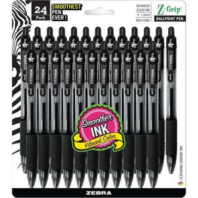 Zebra Z-Grip Retractable Ballpoint Pens (12221)