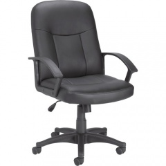 Lorell Leather Managerial Mid-back Chair (84869)