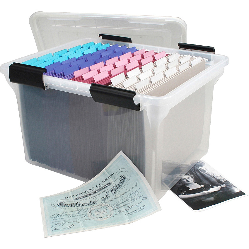 IRIS Weathertight Clear File Box (IRS110600)