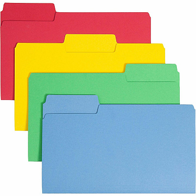 Smead SuperTab 1/3 Tab Cut Legal Recycled Top Tab File Folder (SMD15410)