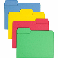 Smead SuperTab 1/3 Tab Cut Letter Recycled Top Tab File Folder (SMD10410)