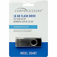 Compucessory Password Protected USB Flash Drives (CCS26467)