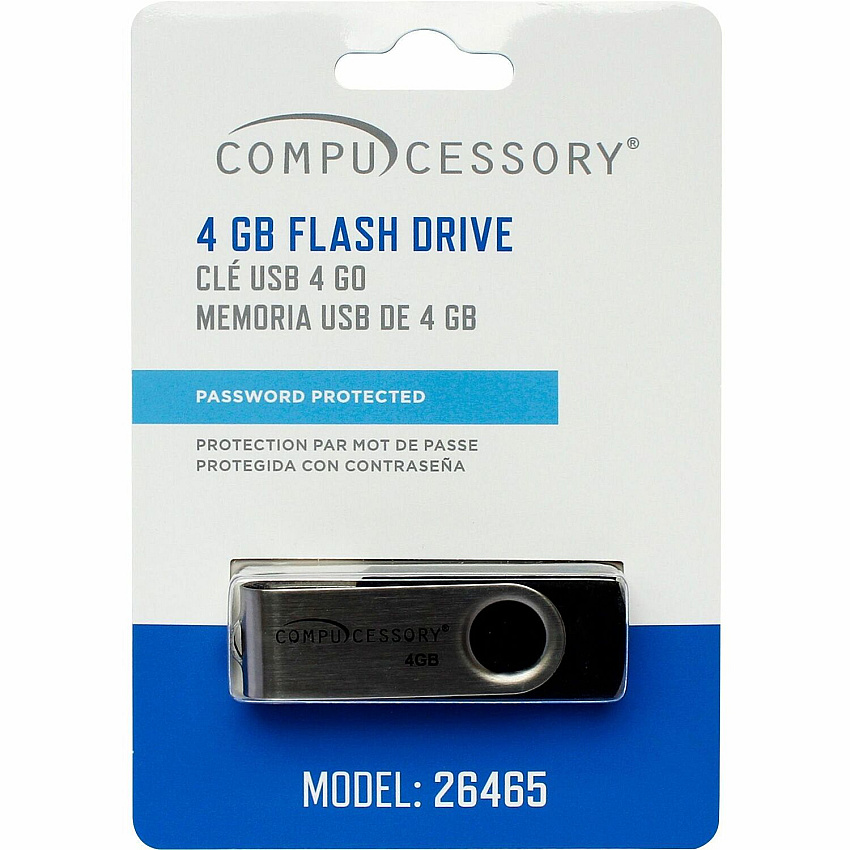 Compucessory Password Protected USB Flash Drives (CCS26465)