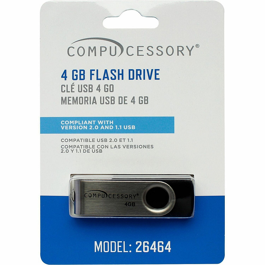 Compucessory 4GB USB 2.0 Flash Drive (CCS26464)