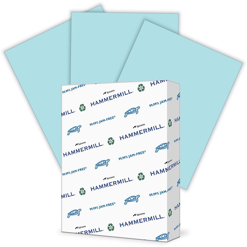 Hammermill Colors Recycled Copy Paper - Blue (HAM103671)