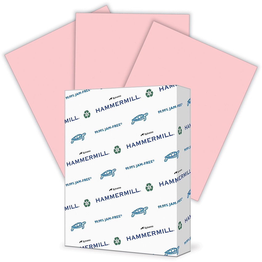 Hammermill Colors Recycled Copy Paper - Pink (HAM104463)