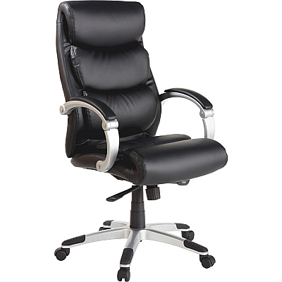 Lorell Executive High-back Chair with Flexing Arms (LLR60620)