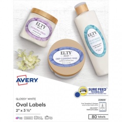 Avery Easy Peel Oval Labels (22820)