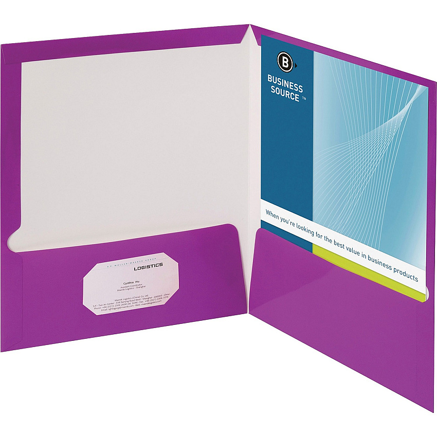 Business Source Letter Pocket Folder (BSN44429)
